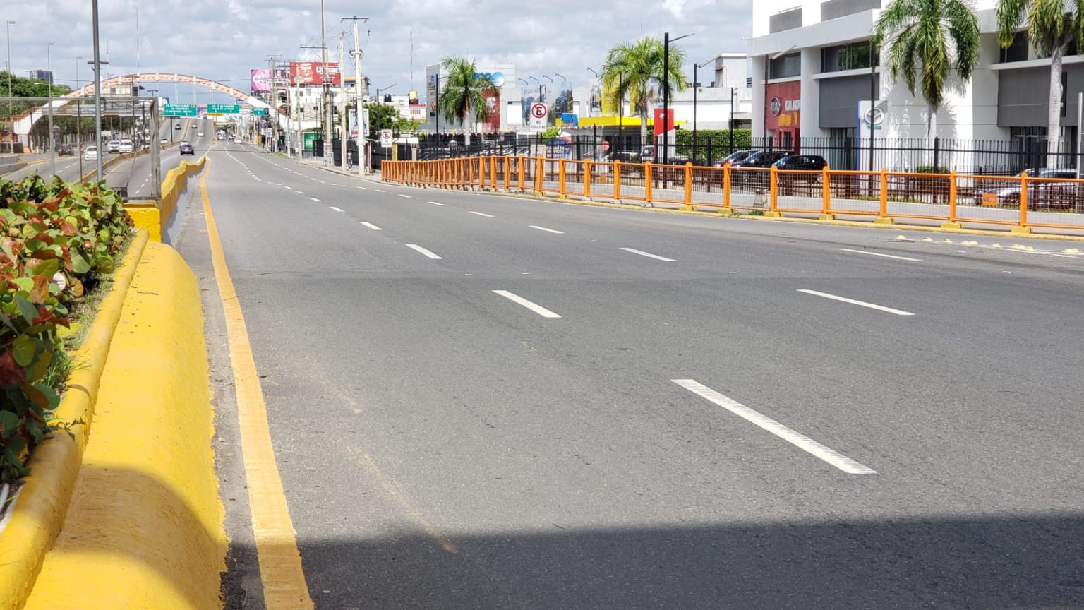 FOTOS Así lucen calles y avenidas de Santo Domingo en este Viernes