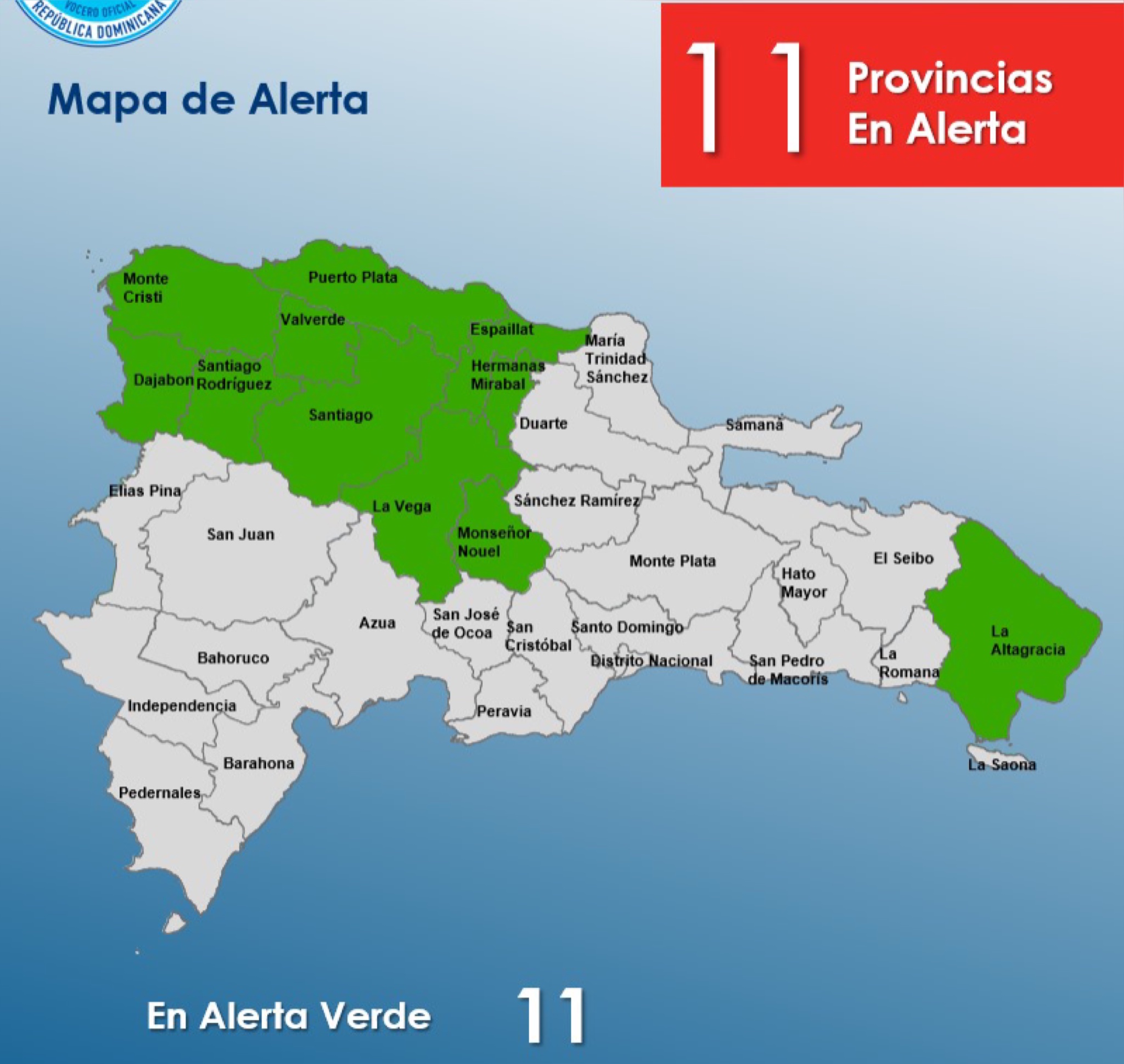 Coe Coloca Provincias En Alerta Verde Por Incidencia De Vaguada Rc