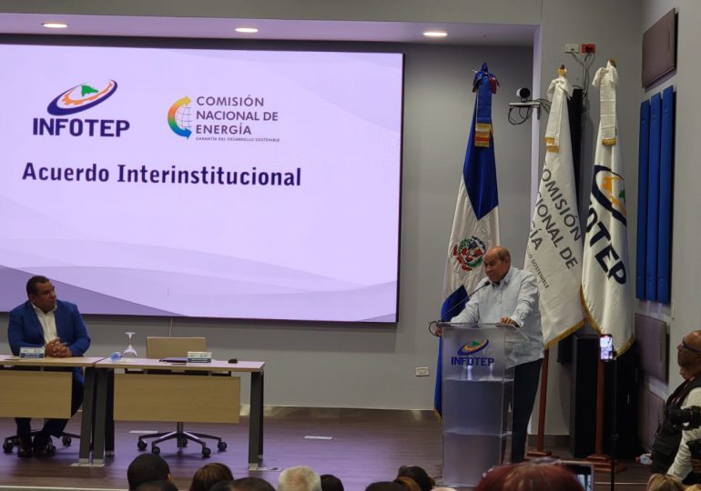 Infotep Y La Cne Firman Acuerdo Para Impulsar Uso Racional De La