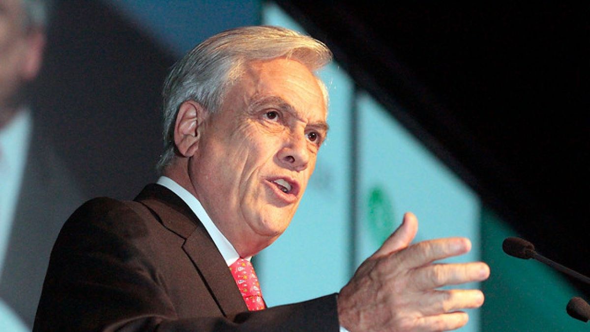 El expresidente chileno Sebastián Piñera asegura que "Chile va por mal camino"