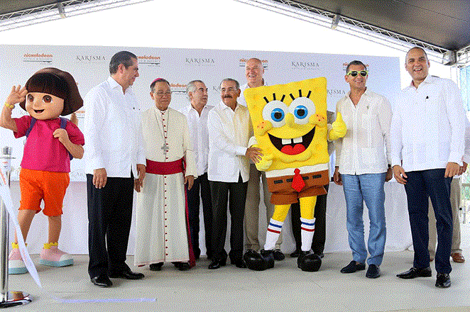 Inauguran Hotel Nickelodeon Punta Cana con la presencia del presidente Danilo Medina
