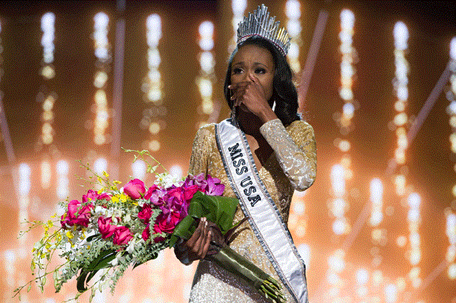 Una oficial de ejército de EE. UU. es coronada Miss USA
