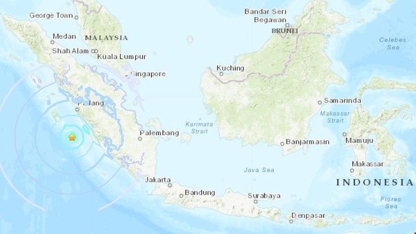 Un sismo de magnitud 6,1 se registra en Indonesia