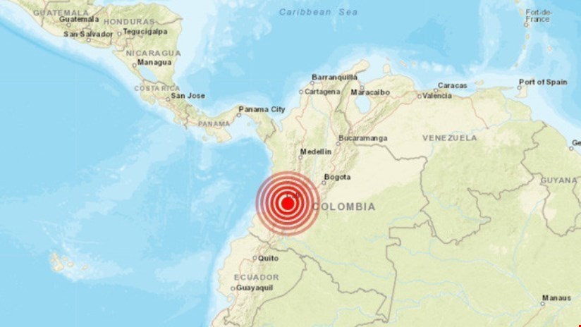 Sismo de magnitud 4,7 se registra en Colombia