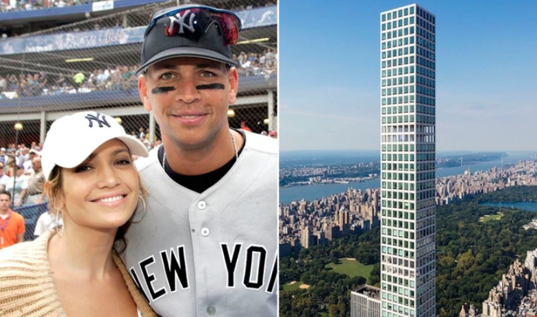 Jennifer López y Alex Rodríguez pusieron a la venta su lujoso apartamento en Nueva York