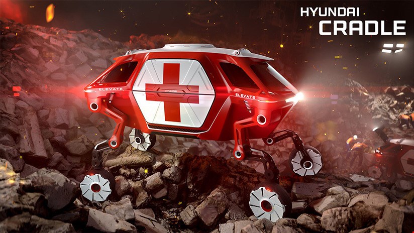 ¿Un coche con patas? Hyundai presenta un todoterreno con extremidades que trepa paredes