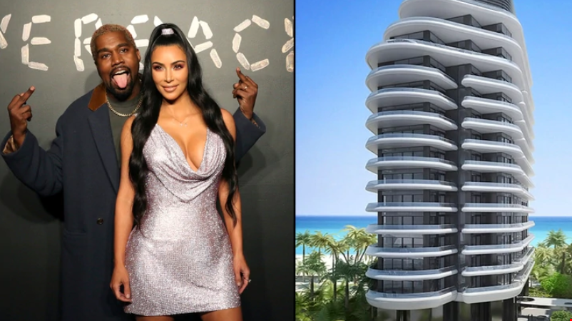 Kim Kardashian y Kanye West desembolsaron 14 millones de dólares por un lujoso apartamento en Miami
