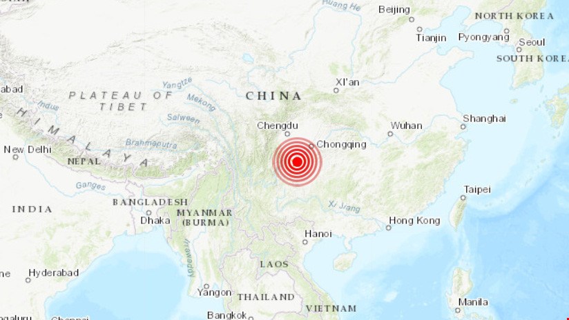 Al menos 16 heridos tras un sismo de magnitud 5,7 en el centro de China
