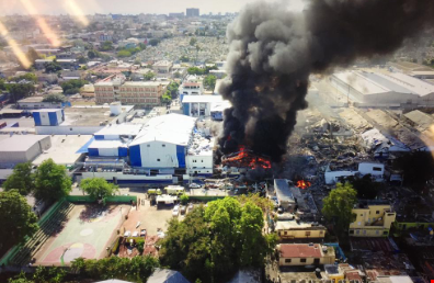Se registra fuerte explosión en sector Villa Juana del Distrito Nacional