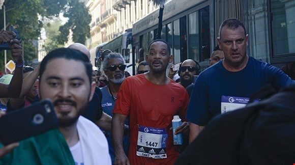(Fotos): Will Smith corre maratón en la capital de Cuba