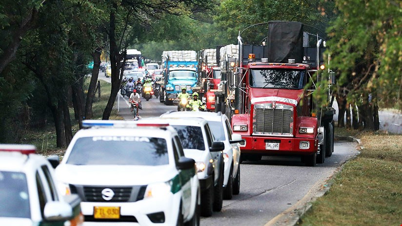 Comienza la entrega de ayuda humanitaria a Venezuela y crece la tensión en la frontera con Colombia