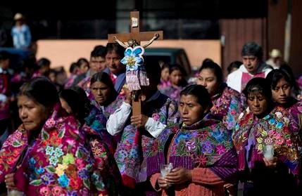 El papa Francisco celebra cultura indígena en Chiapas