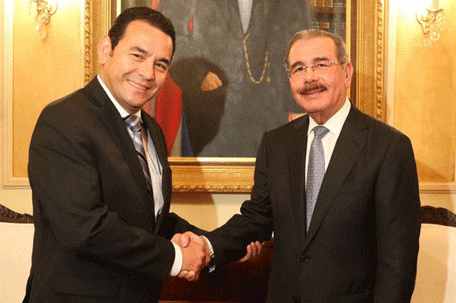 Danilo Medina asitirá hoy a toma de posesión de Jimmy Morales en Guatemala