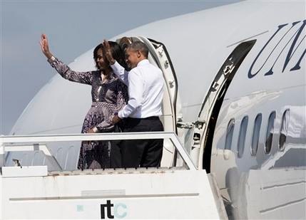 Obama parte en visita privada a la Patagonia