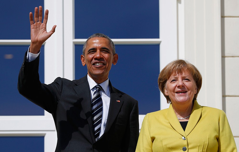 Obama llega a Hannover para una visita de dos días a Alemania