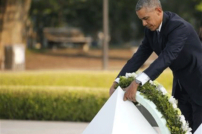 Obama en Hiroshima: "Cayó muerte desde el cielo"