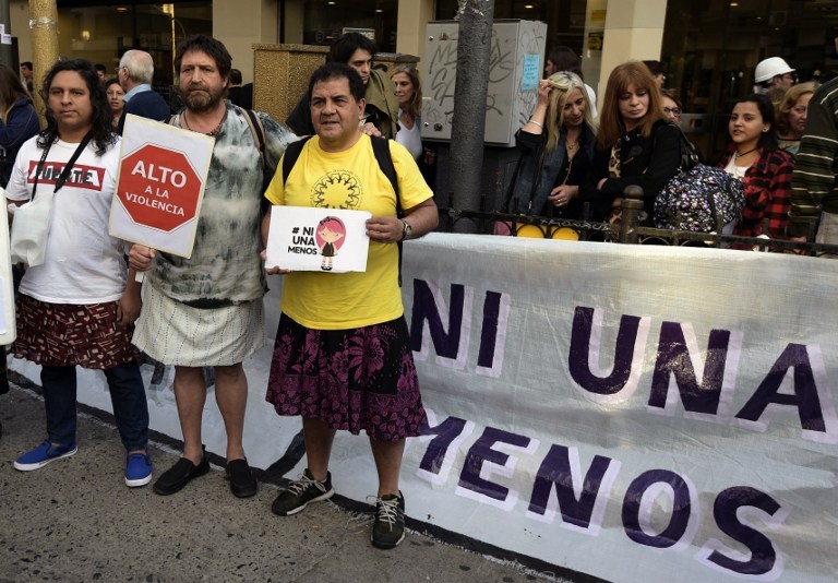 Argentinas protestan por violencia contra las mujeres