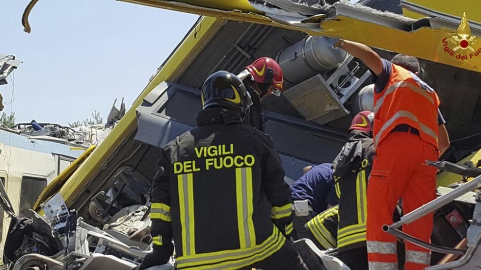 Italia investiga sistema de alertas tras choque mortal de trenes