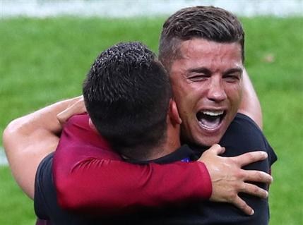 Emociones encontradas en triunfo de Portugal en la Eurocopa