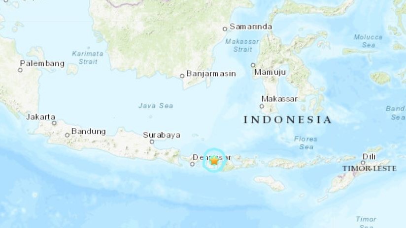 Un sismo de magnitud 5,5 se registra en Indonesia