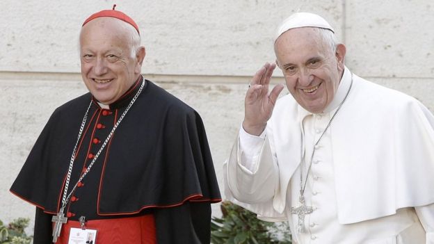 Papa Francisco acepta renuncia del arzobispo de Santiago de Chile imputado por encubrir abusos sexuales