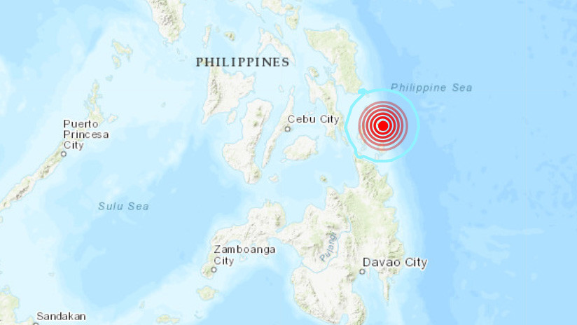 Un sismo de magnitud 6 se registra en Filipinas