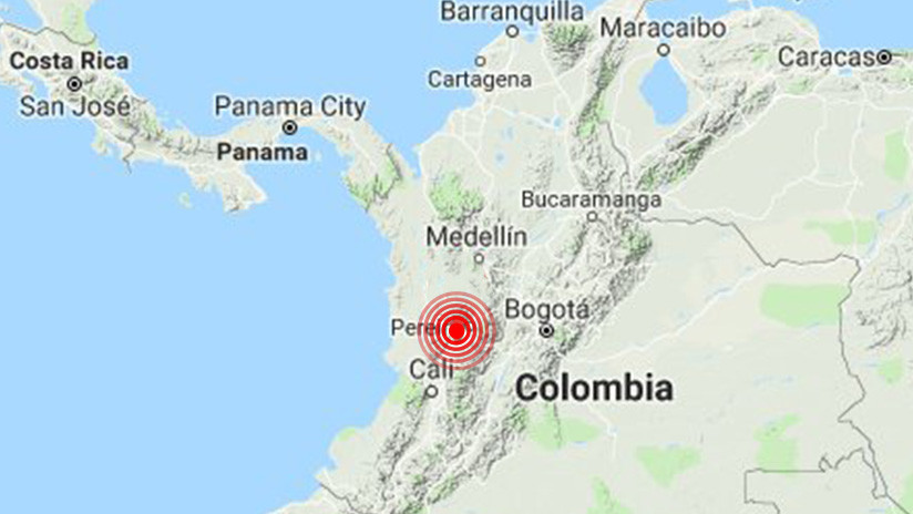 Sismo de magnitud 6,0 sacude gran parte de Colombia