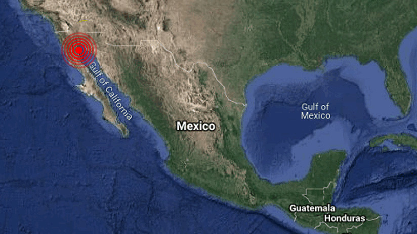 Se registra un temblor de magnitud 5,1 al norte de México