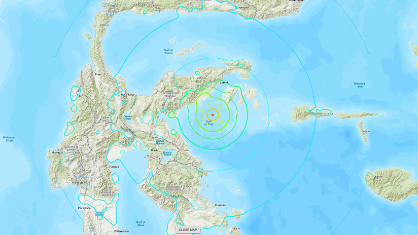Un terremoto de magnitud 6,8 sacude Indonesia