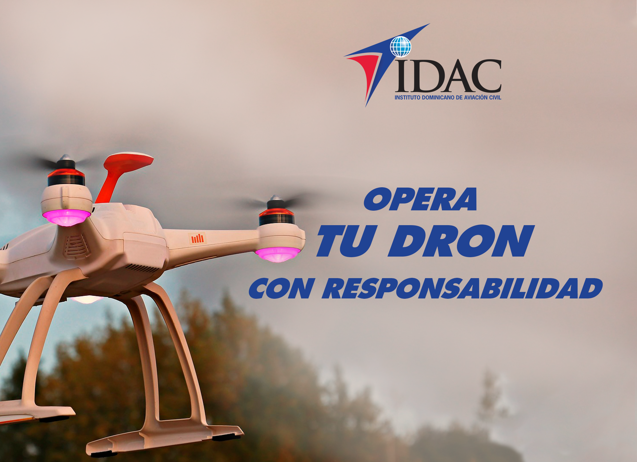 Recomendaciones  del IDAC para el uso correcto de drones en Semana Santa