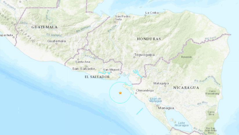 Se registra un sismo de magnitud 5,9 en El Salvador sentido en Nicaragua y Guatemala