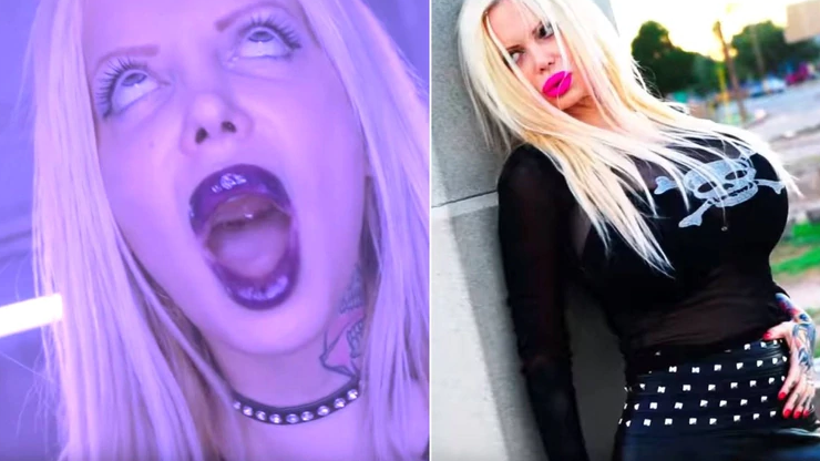 "Brujería", el nuevo video deathcore de Sabrina Sabrok, la actriz porno argentina que tiene un pacto con el diablo