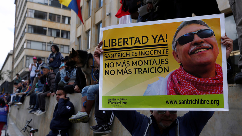 VIDEO: Recapturan al exlíder de las FARC Jesús Santrich después de su liberación