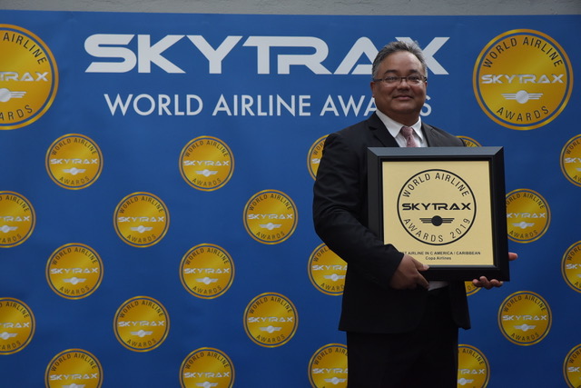 Copa Airlines reconocida como “la mejor aerolínea de Centroamérica y Caribe” por los Skytrax Awards 2019