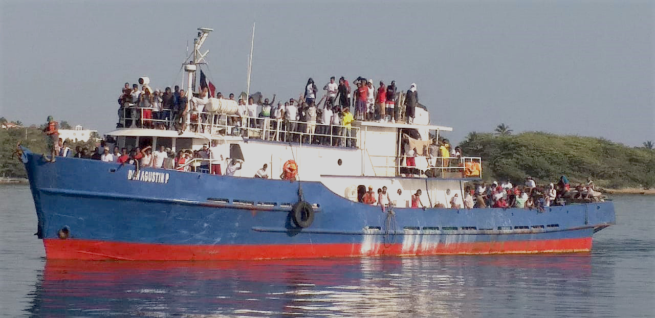 Cancillería informa retorno al país de 127 pescadores liberados en Bahamas