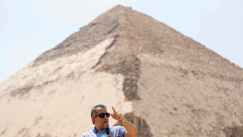 Egipto: Abren al público la famosa pirámide 'acodada' del faraón Seneferu