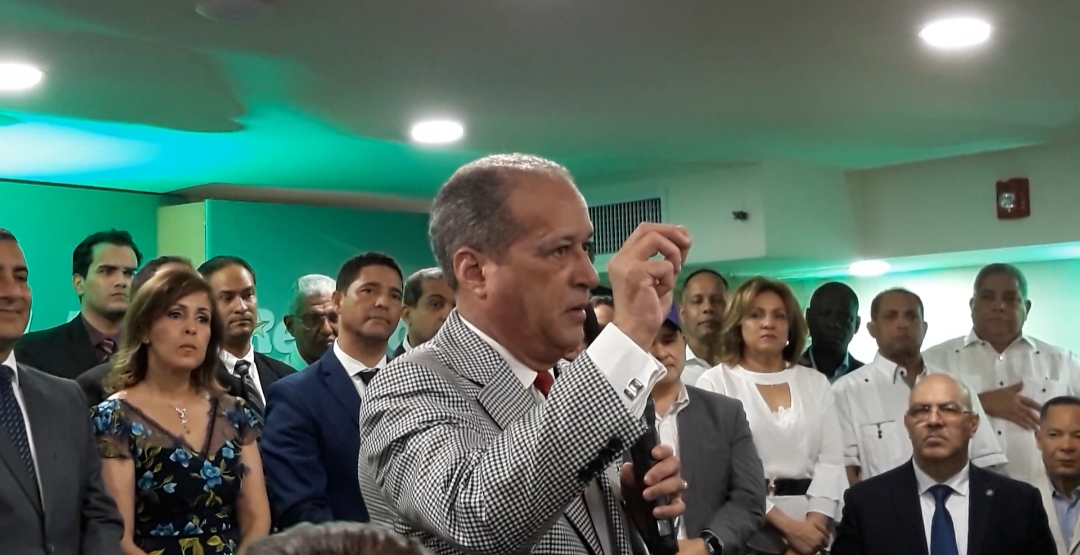 (Video): Reinaldo Pared asegura que actuará con mano dura contra el narcotráfico de llegar a la Presidencia