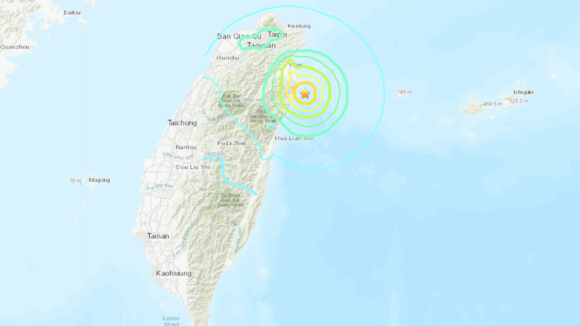 Un sismo de magnitud 5,9 sacude Taiwán