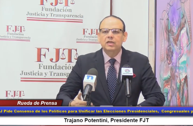 FJT pide consenso de los políticos para única y exclusivamente unificar las elecciones municipales con las congresuales y presidenciales