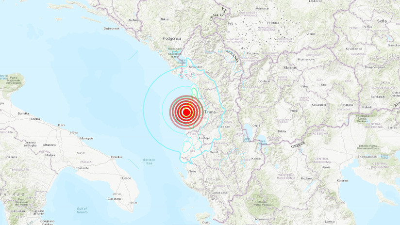 Albania registra dos sismos consecutivos de magnitud 5,6 y 5,1