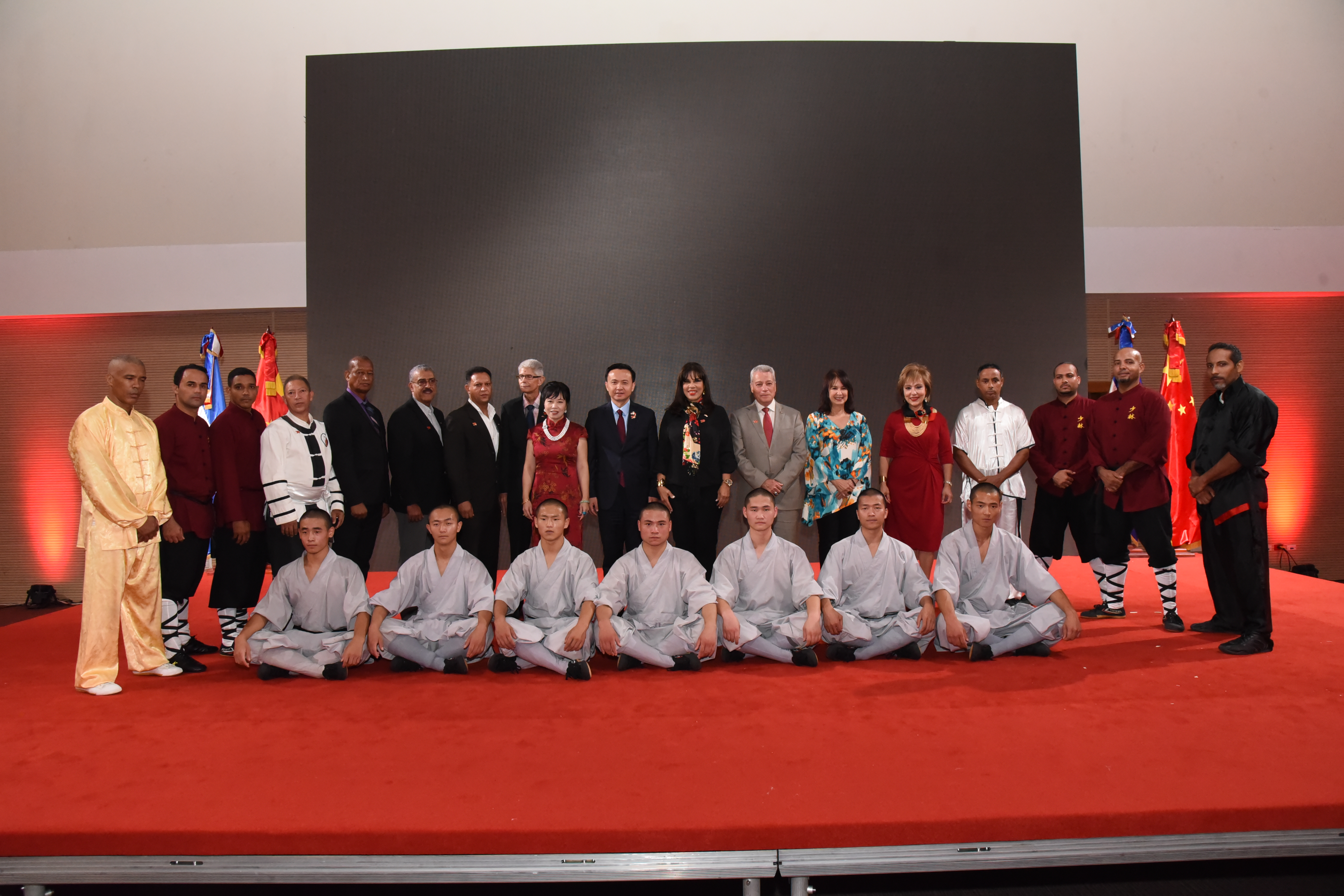 Cancillería dominicana acoge presentación monjes del templo de Shaolin