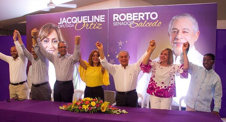 Roberto Salcedo y Jacqueline Ortíz celebran asamblea de coordinadores electorales encabezada por Simón Lizardo