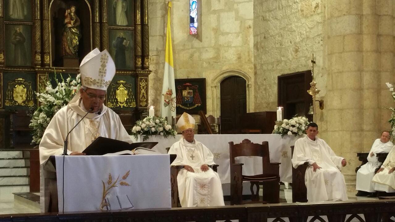 Arzobispo de SD celebra V centenario de la llegada al país del primer obispo residente de Santo Domingo Alessandro Geraldini