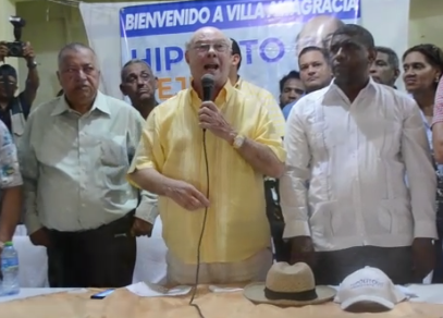 (Video): Hipólito Mejía: "voten por la calva; no hay lugar a confusión”