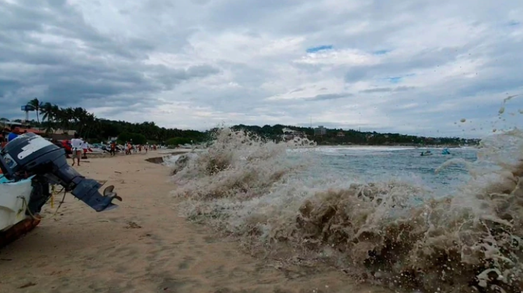 La playa de México que se hunde por extraño fenómeno