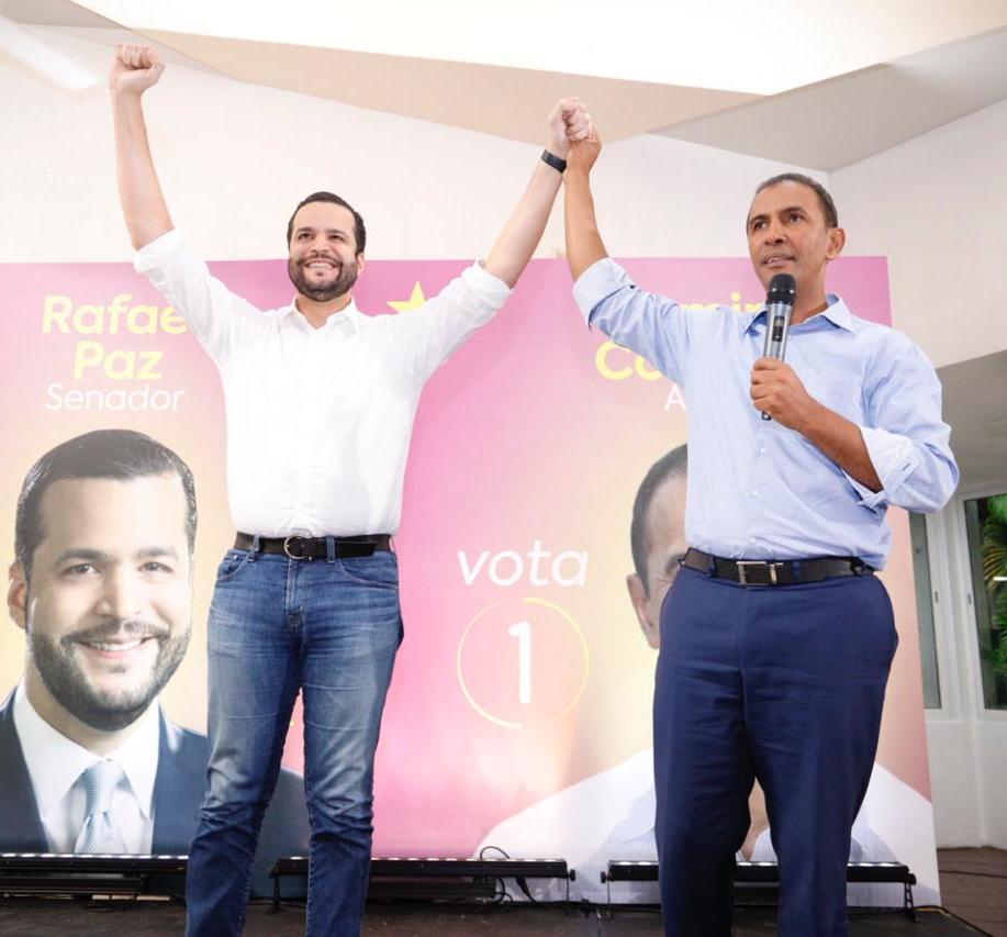 Domingo Contreras apoya a Rafael Paz para retener la senaduría de la capital