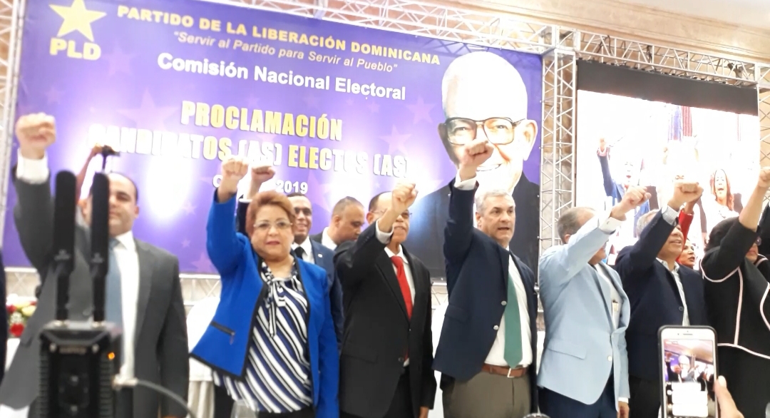 CNE proclama candidatos del PLD