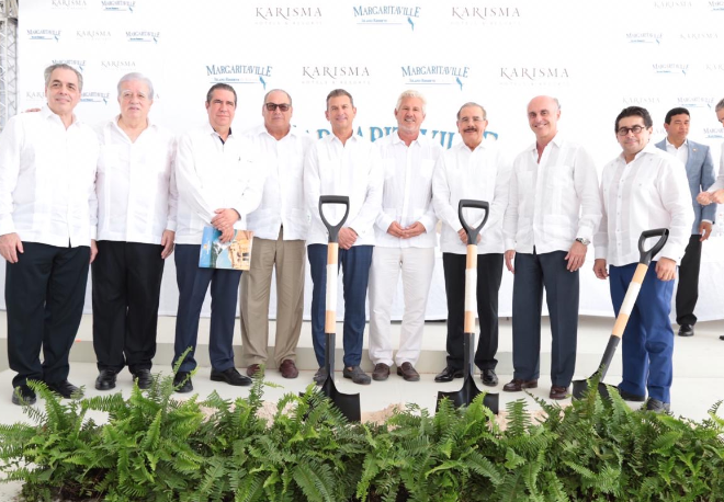 Inician obras de hotel Margaritaville Island Reserve by Karisma, con presidente Danilo Medina