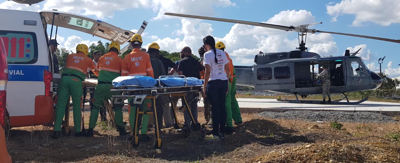 Trasladan cuatro de los  accidentados en Autovía del Este a CEDIMAT y Plaza de la Salud