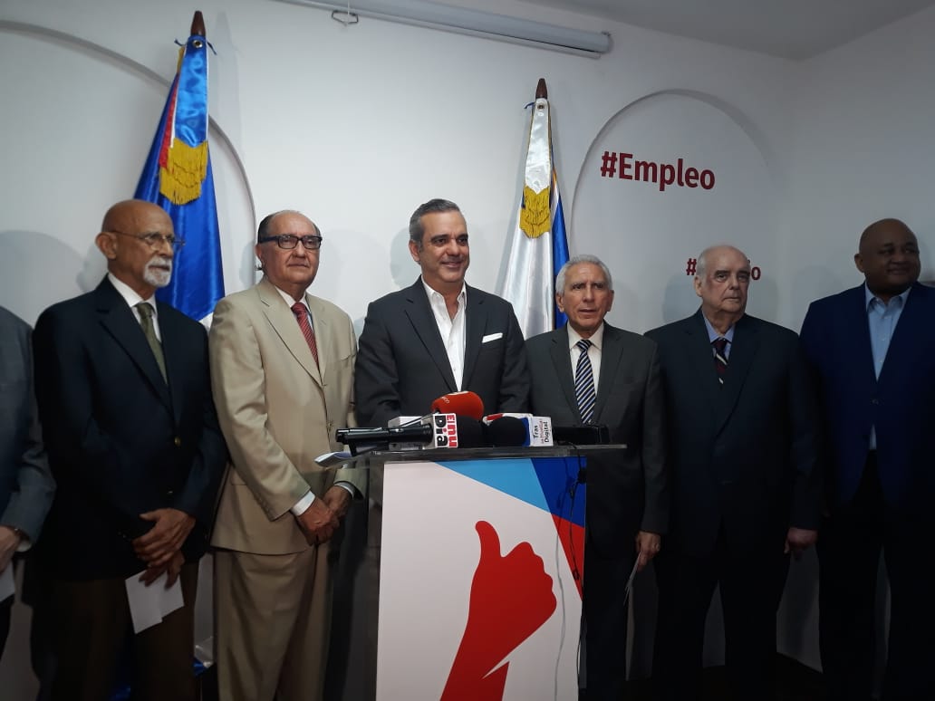(Video): Conciencia Nacional proclama respaldo a Luis Abinader "para rescatar la esperanza perdida"